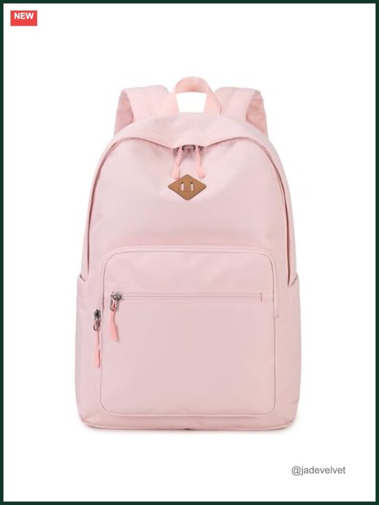 Classic Backpack for School Travel College, Durable Water Resistant Bookbag